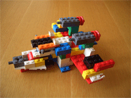 レゴで作った飛行機