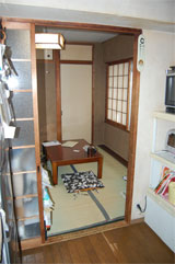 茨木市　マンションリフォーム　キッチンと居間をリビングに