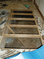 床の張替工事補修