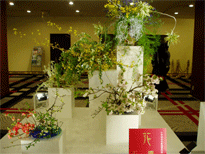 朱夏フェスタメインホールに飾られたお花